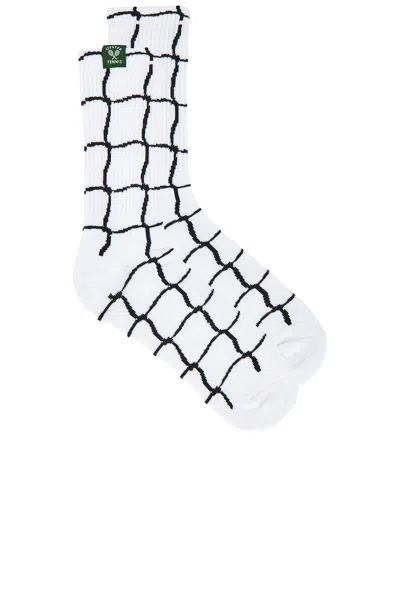 Oyster Net Socks In White
