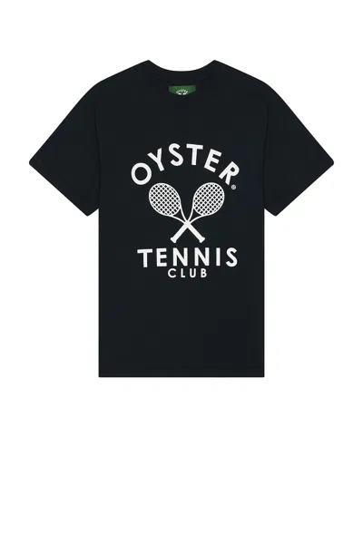 Oyster Otc Members T-shirt In Navy & White