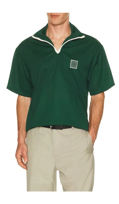 Oyster Otc On Court / Off Court Polo In Green