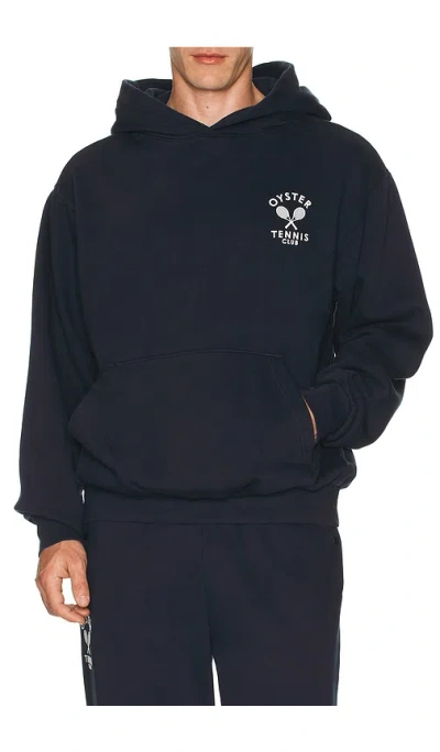 Oyster Otc Pullover Hoodie In Navy