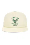 Oyster Tennis Club Members Hat In Vintage White