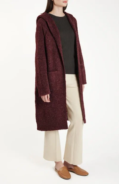 Oyun Hooded Duster In Dark Sepia
