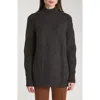 Oyun Lori Funnel Neck Tunic In Caviar