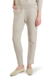 Oyun Luxe Slim Pants In Cashwool In Oyster