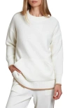 Oyun Merino Cozy Tunic Sweatshirt In Vanilla