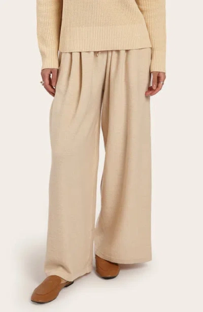 Oyun Mizu Wide Leg Pants In Brown