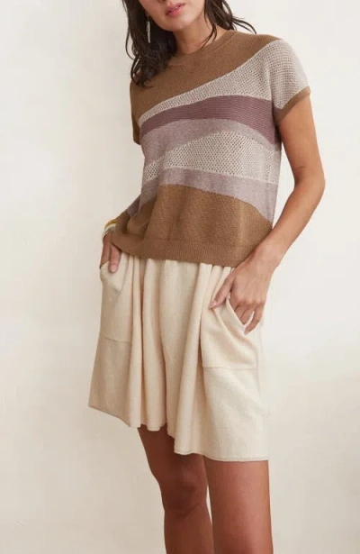 Oyun Playa Gathered Shorts In Crème