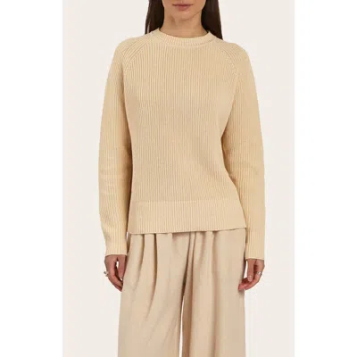 Oyun Romy Ribbed Crew In Crème