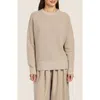Oyun Romy Ribbed Crew In Oat