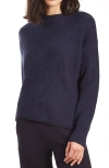 Oyun The Angled Rib Helm Sweater In Blue
