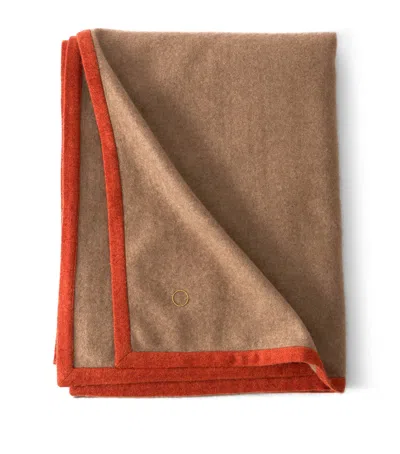 Oyuna Cashmere Arteno Throw In Brown