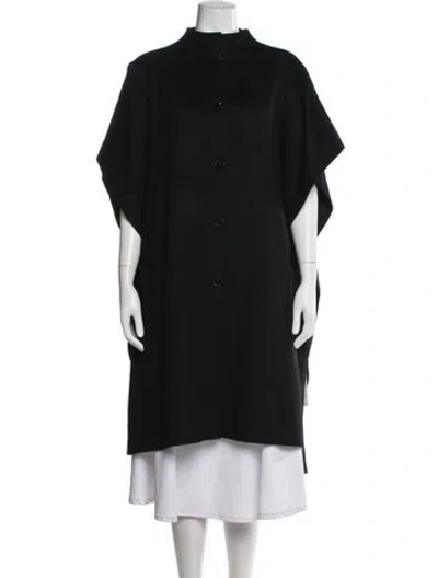 Pre-owned Oyuna Cashmere Coat In Black