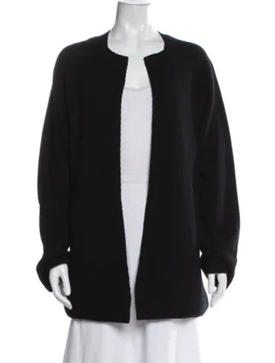 Pre-owned Oyuna Cashmere Coat In Black
