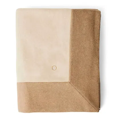 Oyuna Cashmere Etra Bedspread In Brown