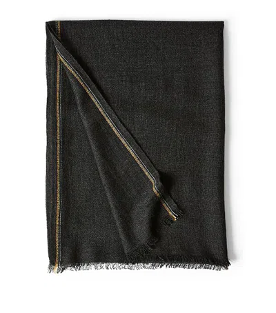 Oyuna Cashmere Komo Throw In Black