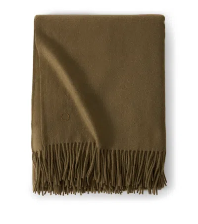 Oyuna Cashmere Uno Throw In Gray