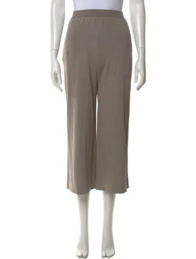 Pre-owned Oyuna Wide Leg Pants In Brown