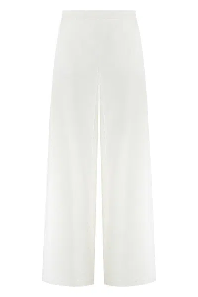 Oyuna Wide Leg Trousers In White