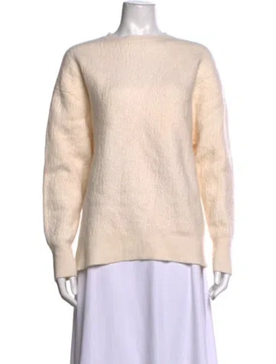 Pre-owned Oyuna Wool Crew Neck Sweater In Neutrals