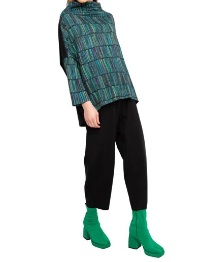 Ozai N Ku Boxy Top In Volcano In Green