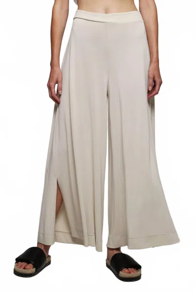 Ozai N Ku Flow Trousers In Cream In Neutral