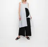 Ozai N Ku Granite Wide Leg Pant In Black In Black