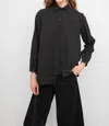 Ozai N Ku Marlene Stitch Shirt In Charcoal/white