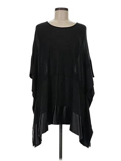 Pre-owned Ozai N Ku Poncho In Black