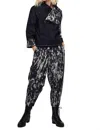 Ozai N Ku Splash Pants In Black In Gray