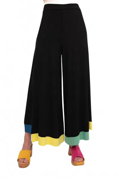 Ozai N Ku Spray Pant In Black Multi