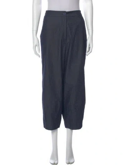 Pre-owned Ozai N Ku Straight Leg Pants In Blue