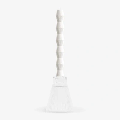 Ozaiz Zai Geometric Pillar Candle In Transparent