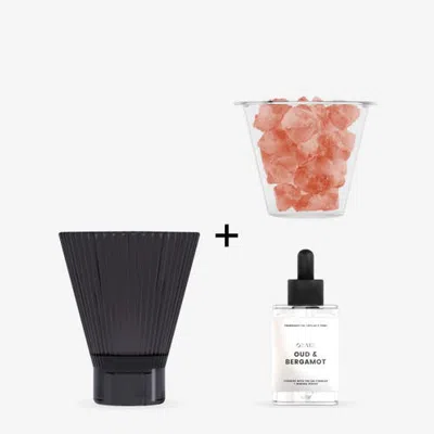 Ozaiz Zai Himalayan Diffuser In Oud & Bergamot In Black