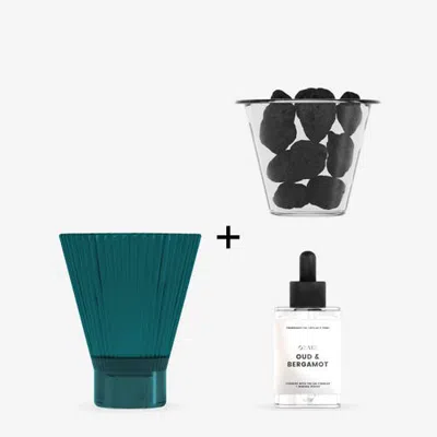 Ozaiz Zai Lava Rock Diffuser In Oud & Bergamot In Multi