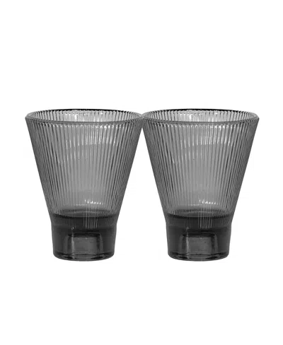 Ozaiz Zai Tumbler, Set Of 2 In Gray