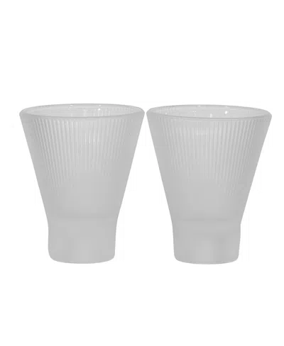 Ozaiz Zai Tumbler, Set Of 2 In Gray