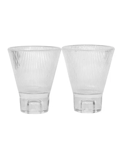 Ozaiz Zai Tumbler, Set Of 2 In Transparent