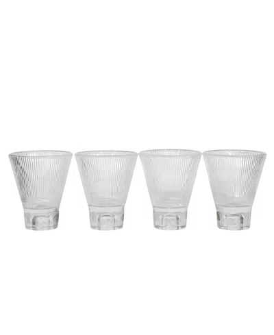 Ozaiz Zai Tumbler, Set Of 4 In Transparent