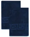 Ozan Premium Home 2pc Milos Greek Key Pattern Bath Sheet Set