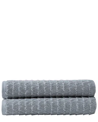 OZAN PREMIUM HOME OZAN PREMIUM HOME AZURE COLLECTION 2PC BATH TOWEL SET