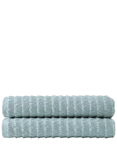 Ozan Premium Home Azure Collection 2pc Bath Towel Set