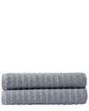 Ozan Premium Home Azure Collection 2pc Bath Towel Set