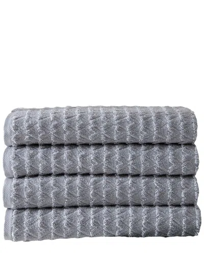 Ozan Premium Home Azure Collection 4pc Bath Towels
