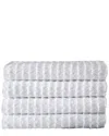 Ozan Premium Home Azure Collection 4pc Bath Towels
