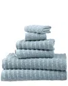 Ozan Premium Home Azure Collection 6pc Towel Set