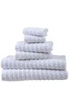 Ozan Premium Home Azure Collection 6pc Towel Set
