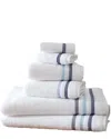 Ozan Premium Home Bedazzle Towel Sets 6pc Set Blue