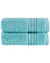 Ozan Premium Home Cascade Hand Towels Set Of 2 In Aqua