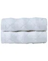 Ozan Premium Home Esperance 2pc Hand Towel In White