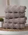 Ozan Premium Home Esperance Collection 4pc Hand Towel Set